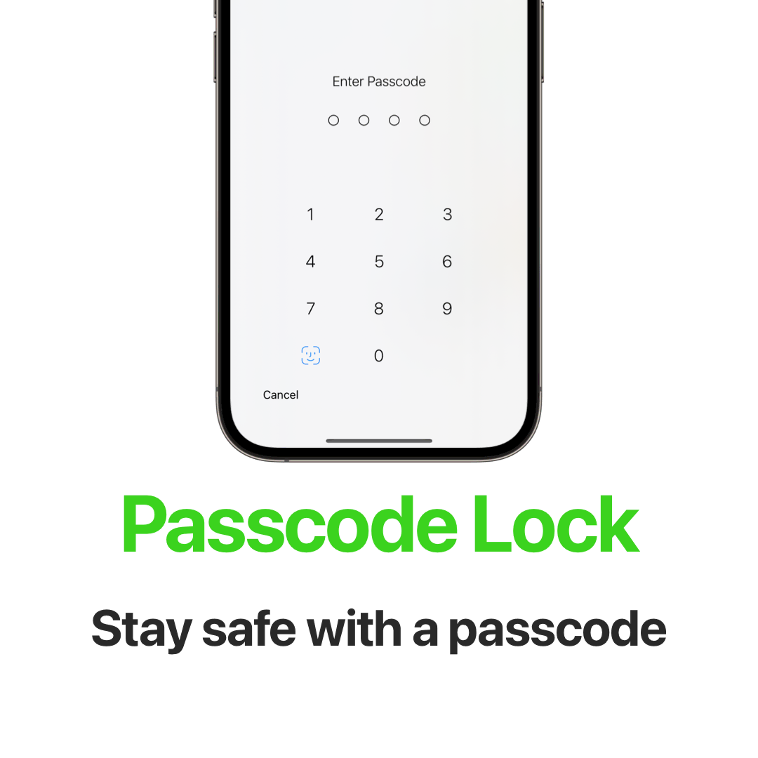 Passcode Lock - Stay safe with a passcode